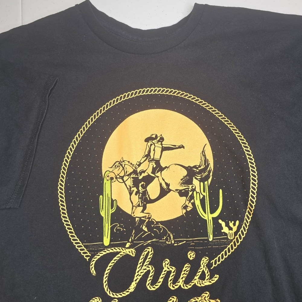 CHRIS‎ STAPLETON XL Black Short Sleeve T-shirt -1721